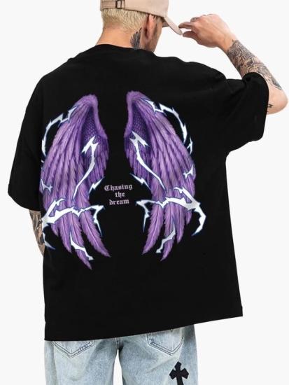 Angel Wings Baskılı Unisex Tshirt