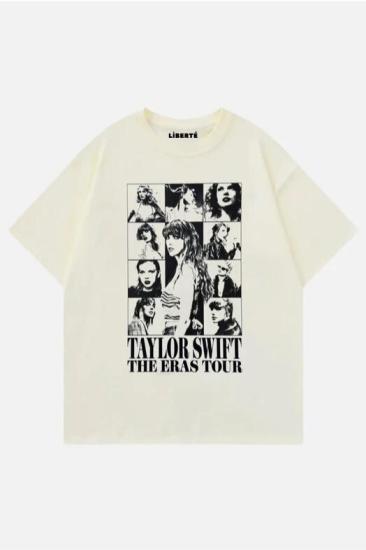 Bej Unisex Taylor Swift The Eras Tour T-Shirt